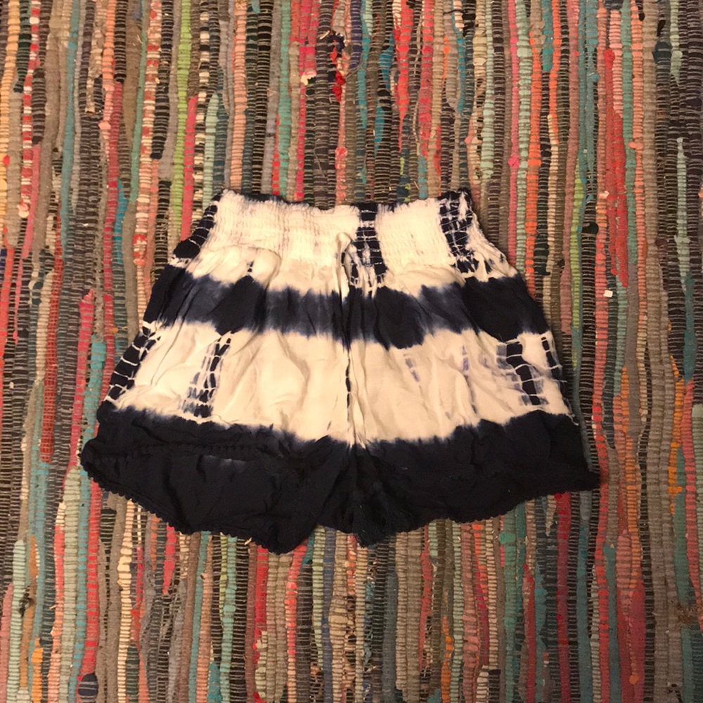 Tie-dye beach shorts